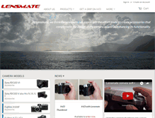 Tablet Screenshot of lensmateonline.com